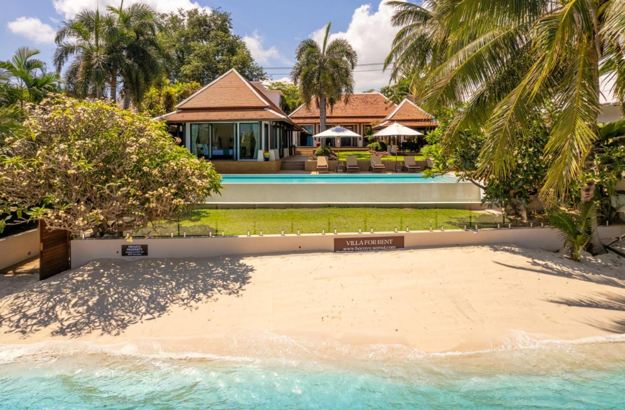Bacaya Beachfront Villa Bang Rak Beach  Exterior photo